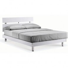 Glossy double bed