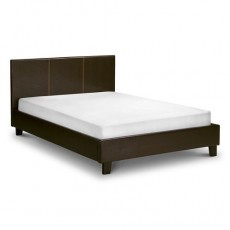 Leather single bed