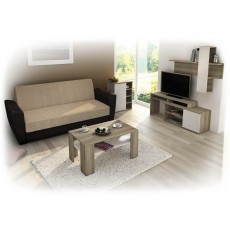 Spring 3-seater sofa bed