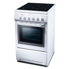 Cooker with ceramic hobs